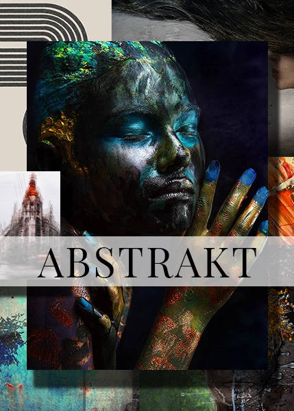 ABSTRAKT RUTA vit banner