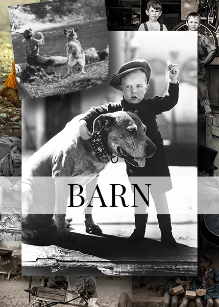 BARNMOTIV RUTA vit banner