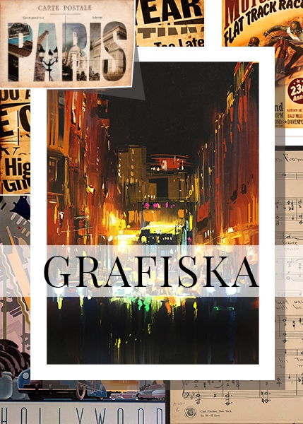 GRAFISKA RUTA vit banner