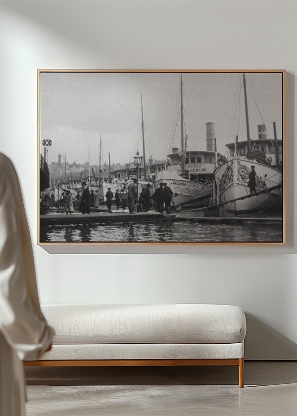 STEAMBOATS, HARBOR IN STOCKHOLM