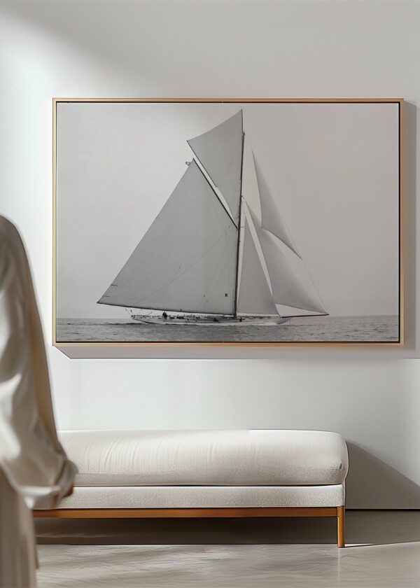 YACHT CONSTITUTION SLOOP 1901 SIDEVIEW