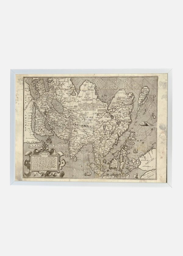 MAP ASIA ARNOLDI, ARNOLDO DI 1600