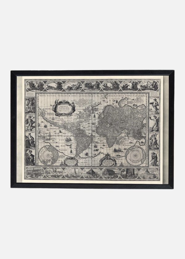 MAP BLAEU, WILLEM JANSZOON 1606