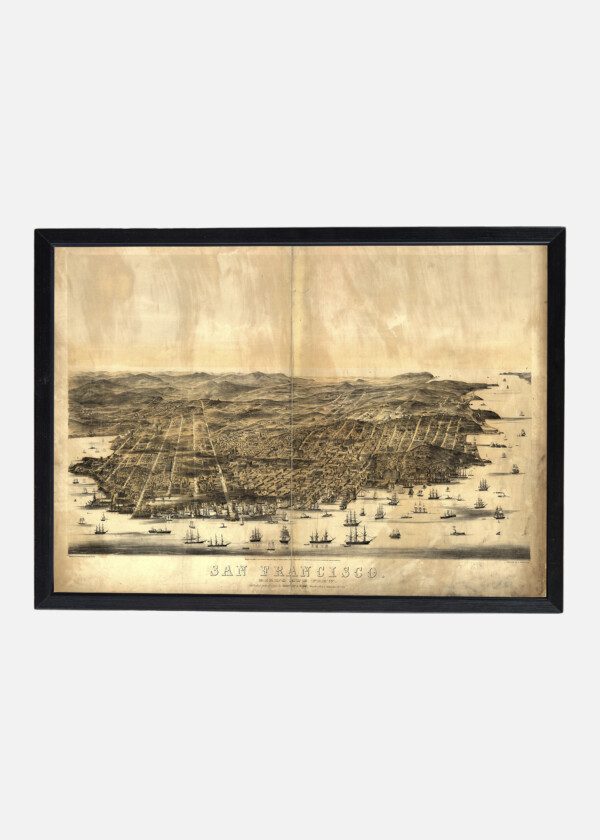 MAP SAN FRANCISCO 1864