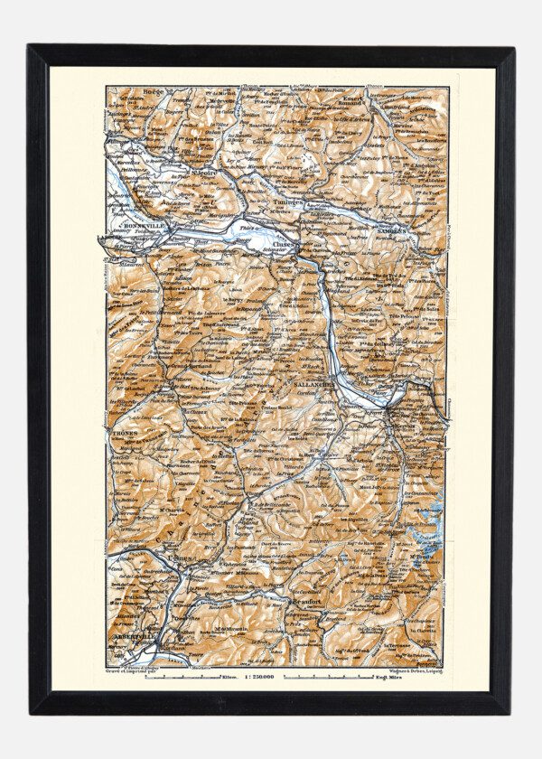 CHAINE DES ARAVIS SCHWEIZ 1937