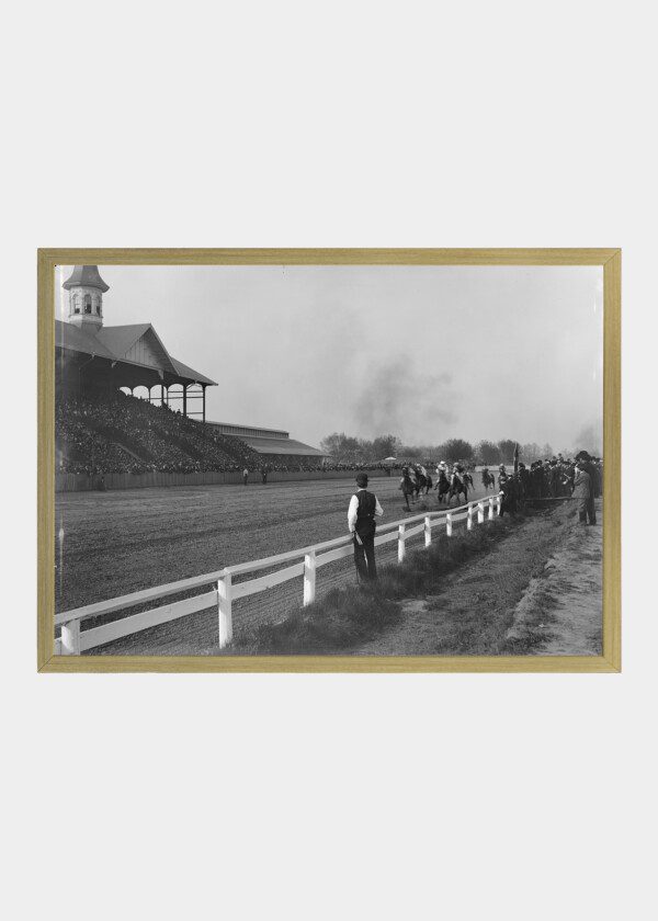 FINISH OF THE ONE MILE RACE, DERBY DAY 1901, LOUISVILLE