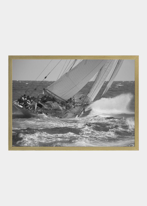 SEGEL YACHT SVARTVIT