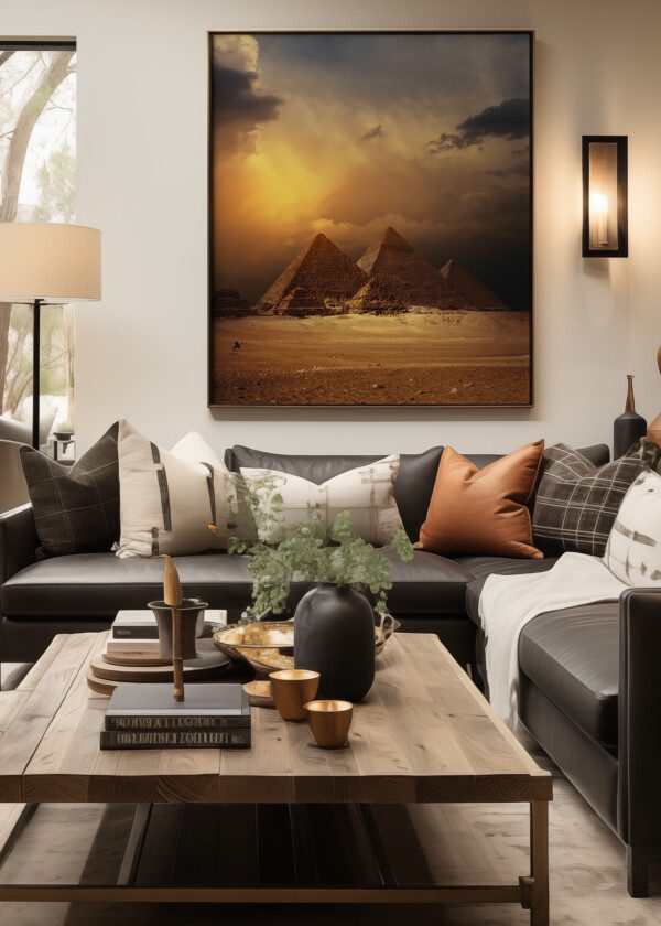 PYRAMIDES UNDER DARK SKY