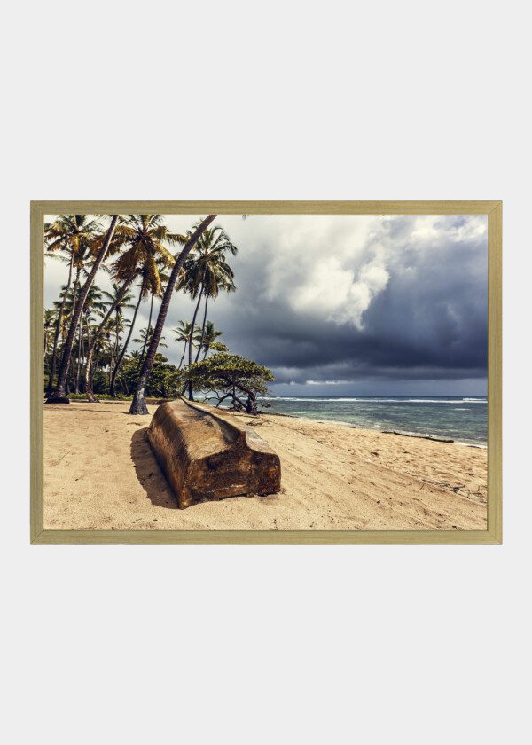 BOAT ON SANDY BEACH