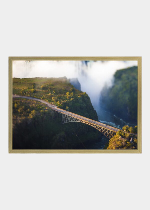 BRIDGE AT WATERFALL