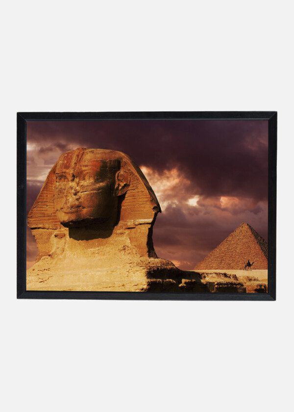 SPHINX AND PYRAMID