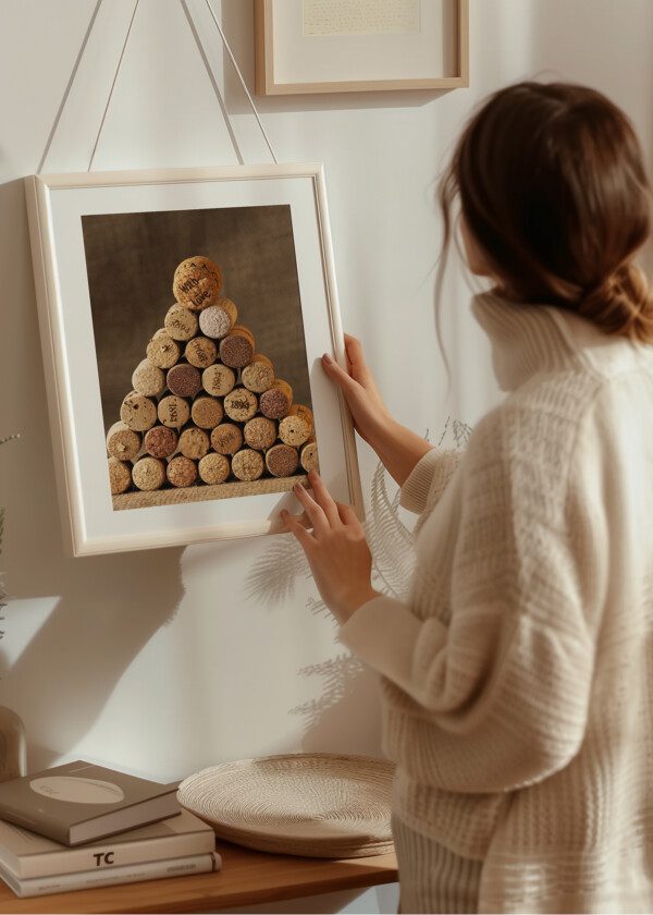 PYRAMID OF CORKS