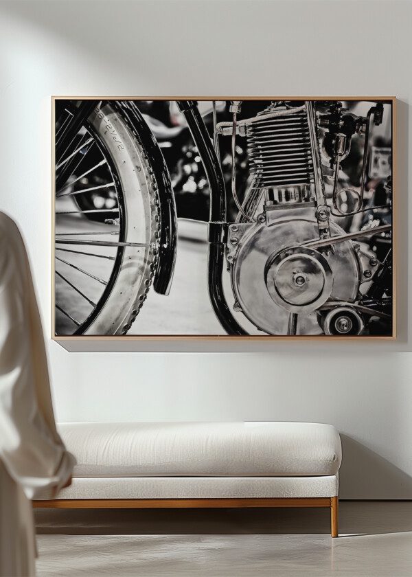 ÄLDRE MOPEDMOTOR