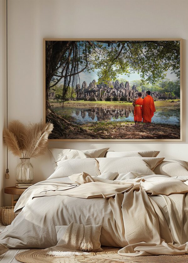 BUDDHA TEMPLES AND MONKS