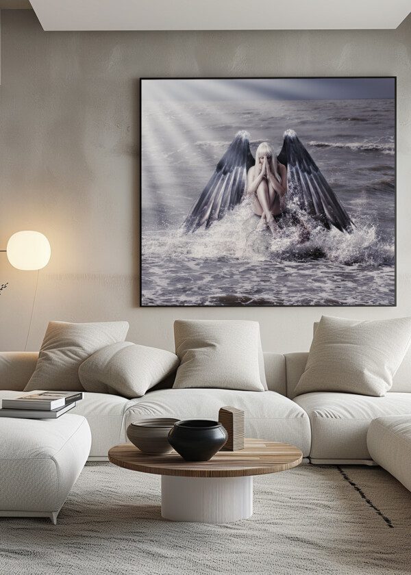 ANGEL ON THE BEACH