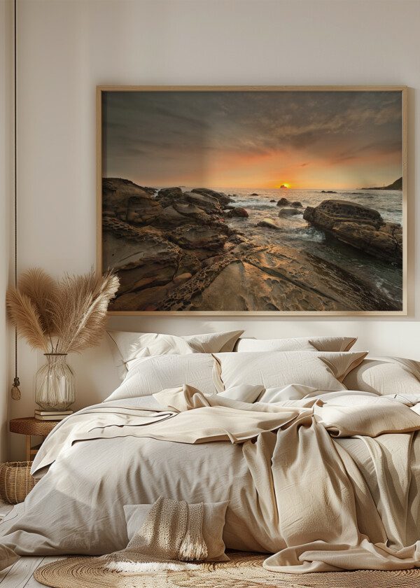 SUNRISE OVER THE SEA