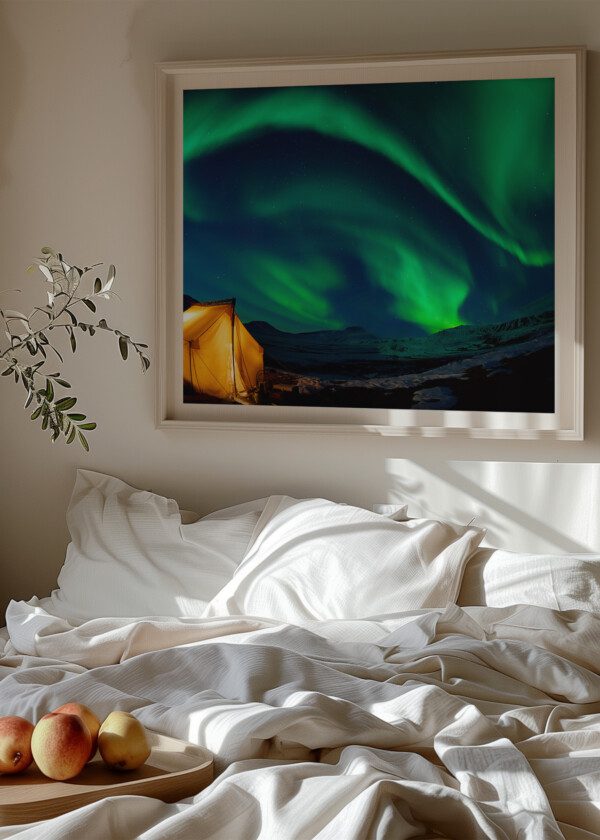 TENTS AND NORTHERN LIGHTS