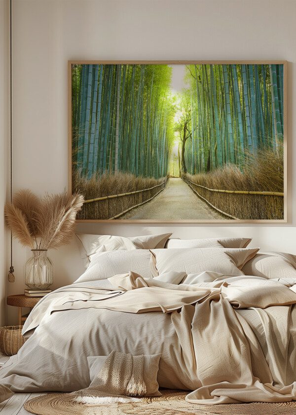 ROAD THROUGH THE BAMBOO FOREST