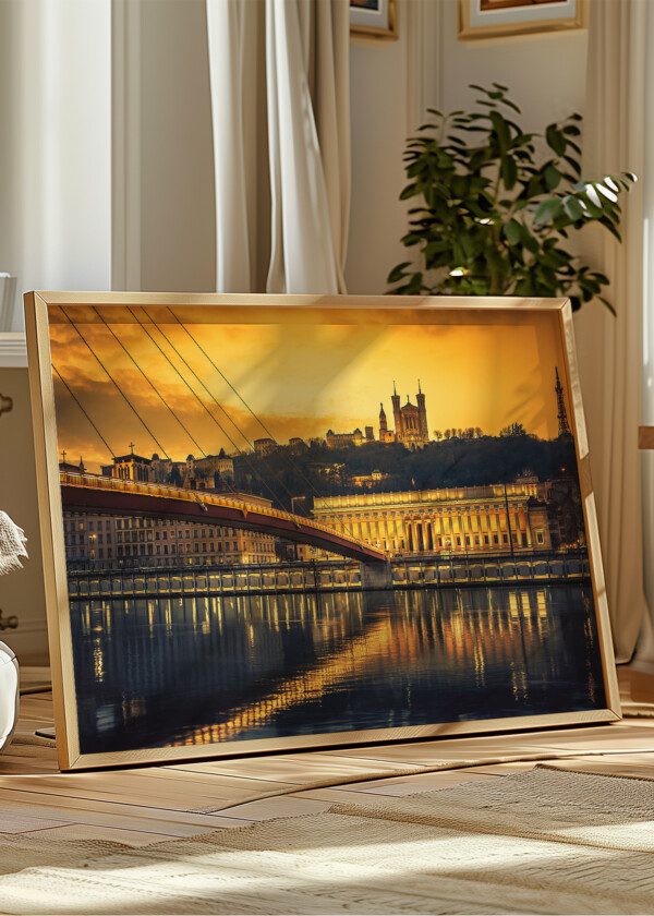 CITY IN EVENING LIGHT