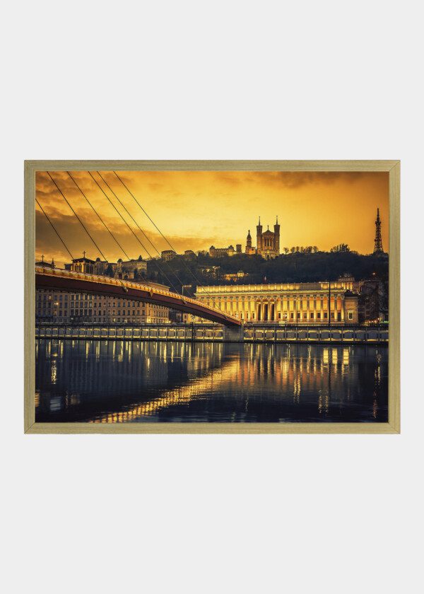 CITY IN EVENING LIGHT