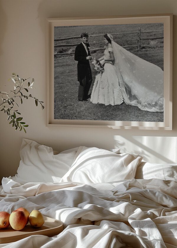 BOUVIER-KENNEDY WEDDING PORTRAIT.1953