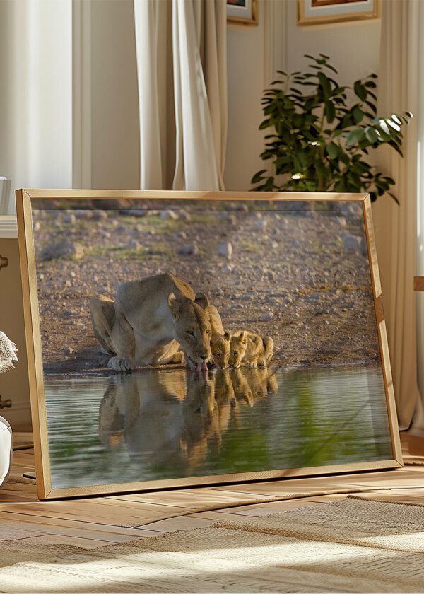 LIONESS WITH KIDS