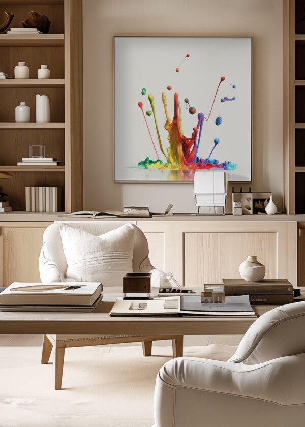 COLORFUL PAINT SPLASHING