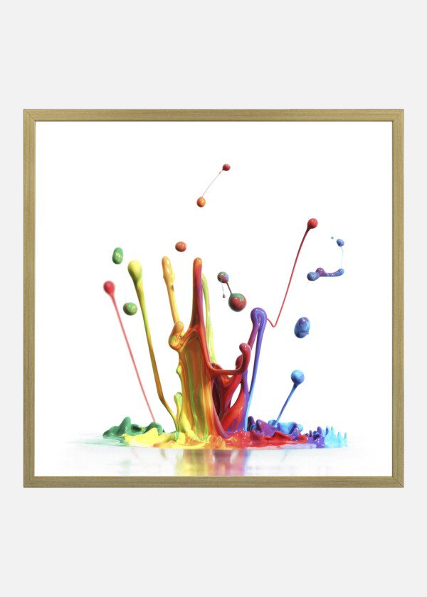COLORFUL PAINT SPLASHING