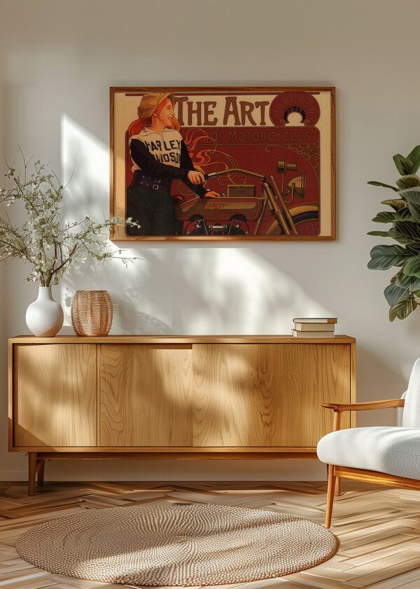 HARLEY-DAVIDSON VINTAGE POSTER