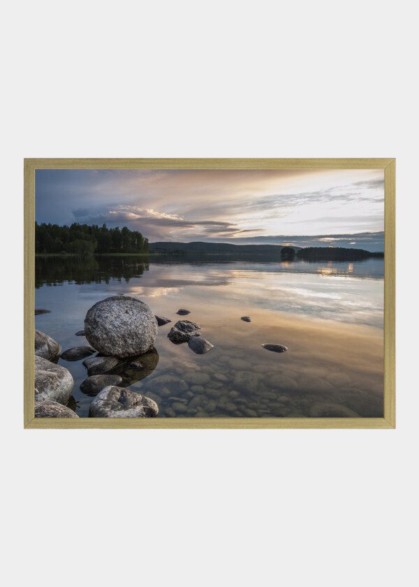 STONES AT THE BEACH EDGE