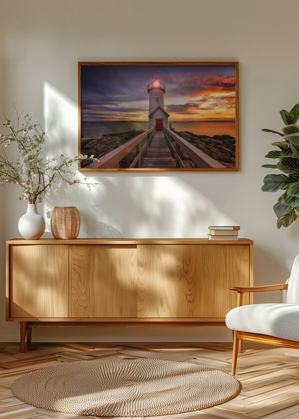 LIGHTHOUSE TO RED SKY