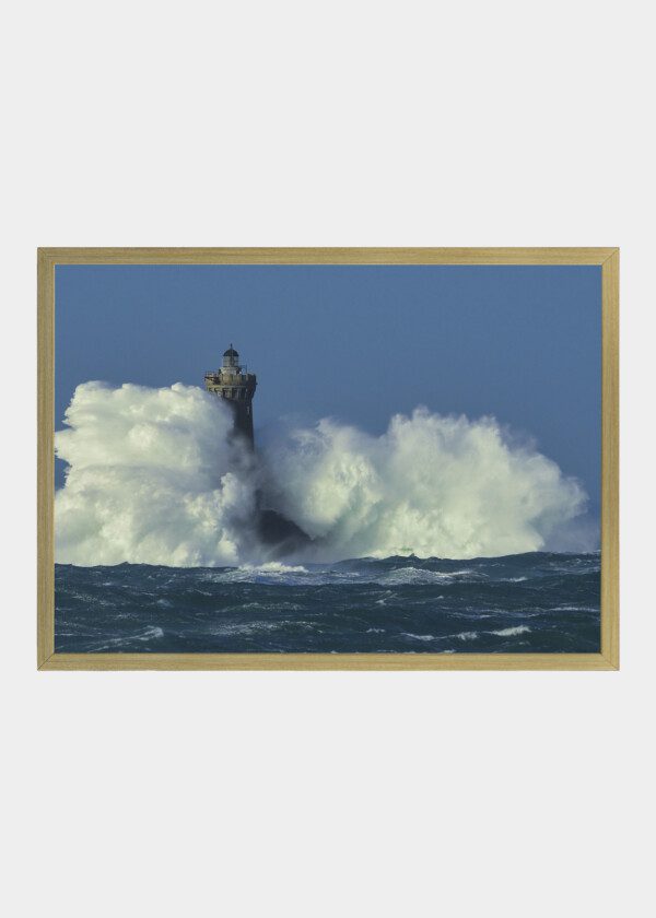 LIGHTHOUSE AND BIG WAVE