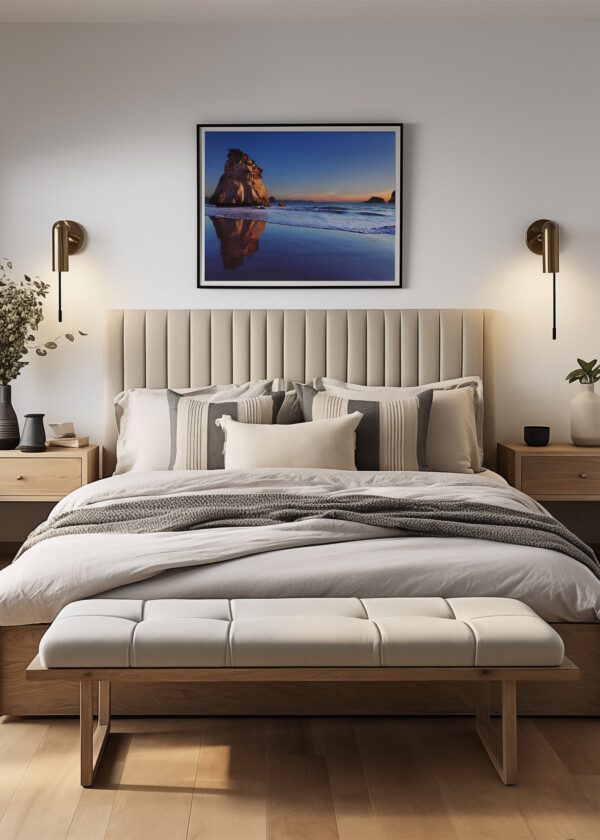 MOUNTAIN CLIFF AT THE BEACH EDGE