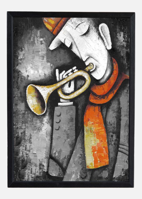 PAINTING TRUMPET PLAYER