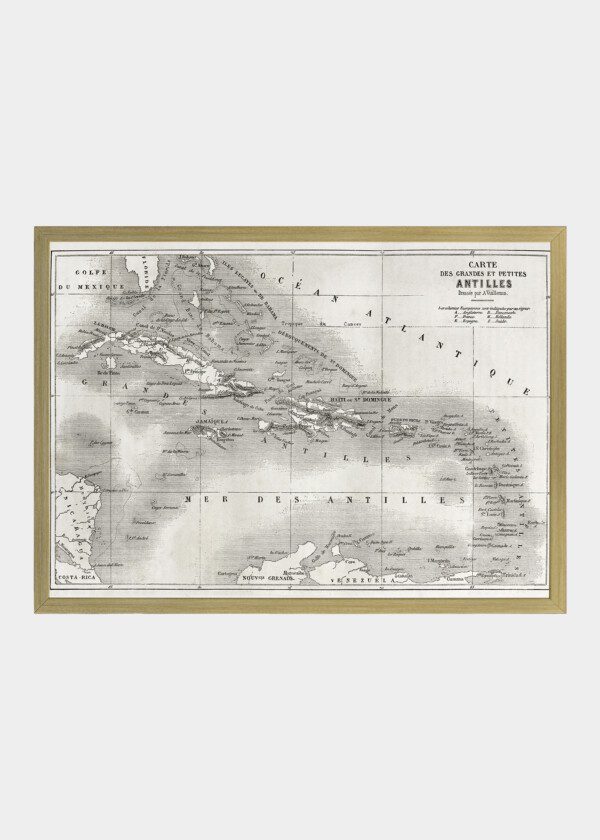 MAP OF THE ANTILLES