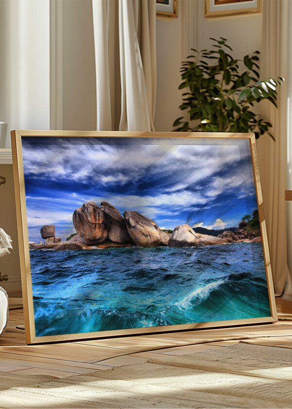 CLIFFS AND WAVES