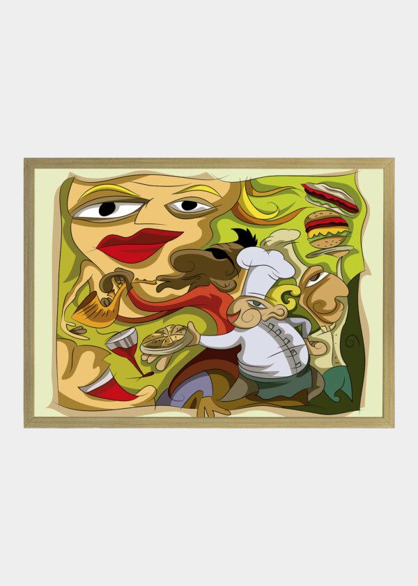 ILLUSTRATION CHEFS AND MUSIC