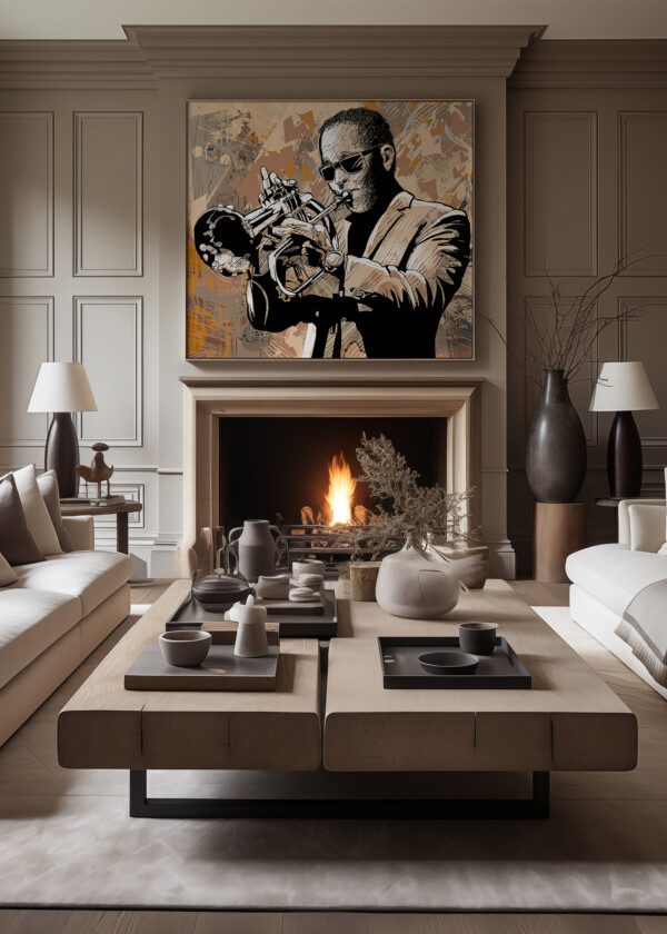 ILLUSTRATION JAZZ MUSICIAN