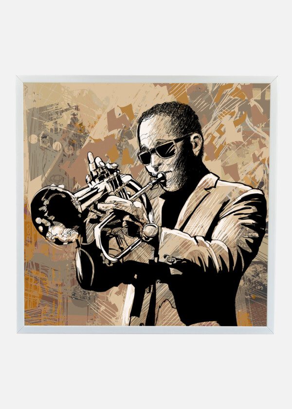 ILLUSTRATION JAZZ MUSICIAN