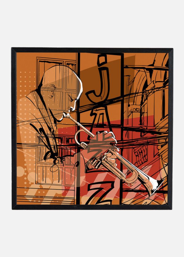 ILLUSTRATION TRUMPET PLAYER