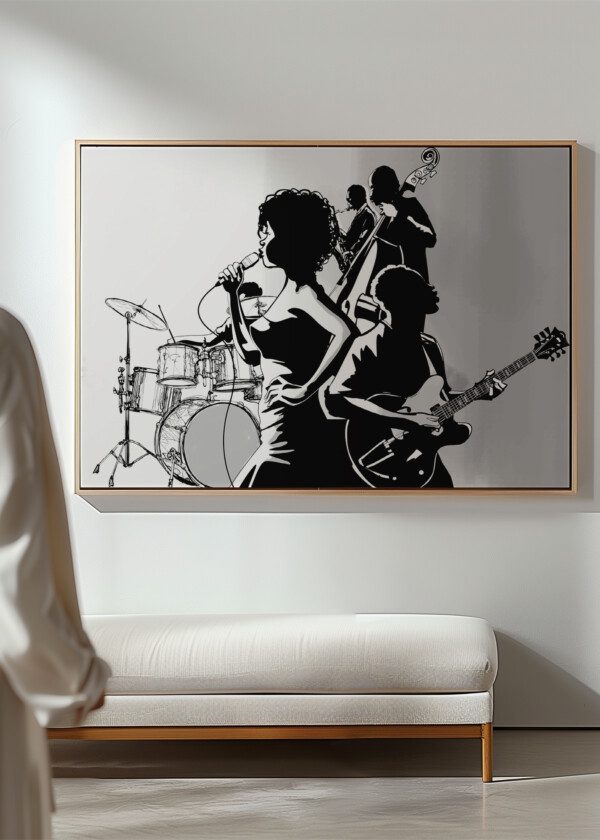 ILLUSTRATION JAZZ SINGER