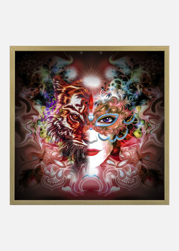 ILLUSTRATION TIGER WOMAN