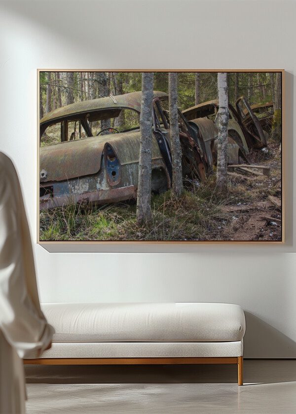 RUSTY CAR WRECKS