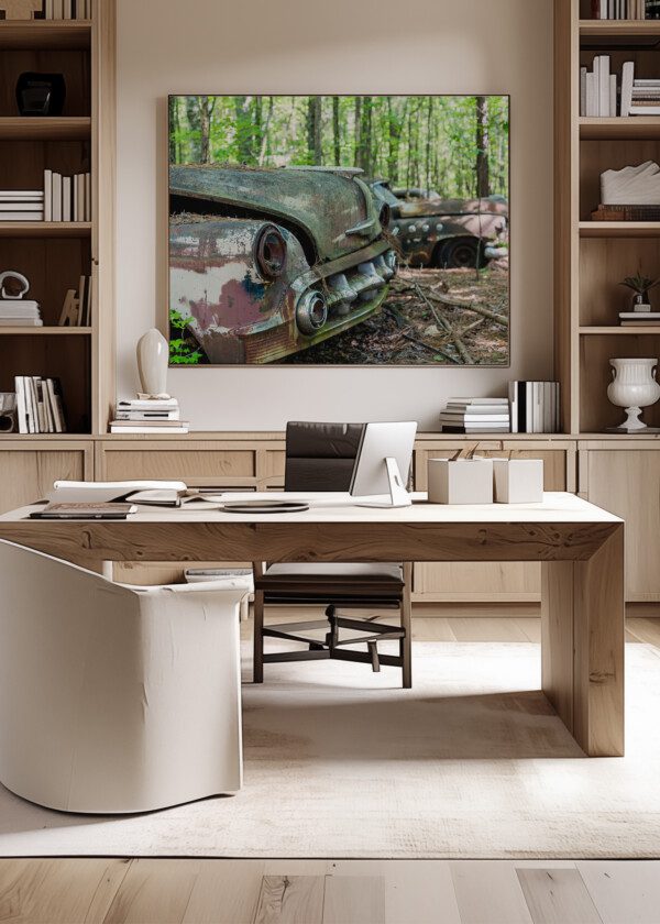 SCRAP TRUCKS IN THE FOREST