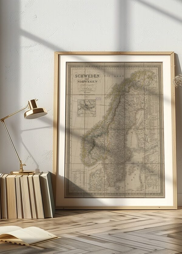 MAP OF SWEDEN