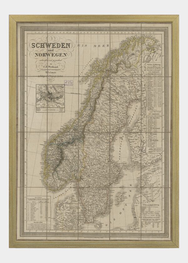 MAP OF SWEDEN
