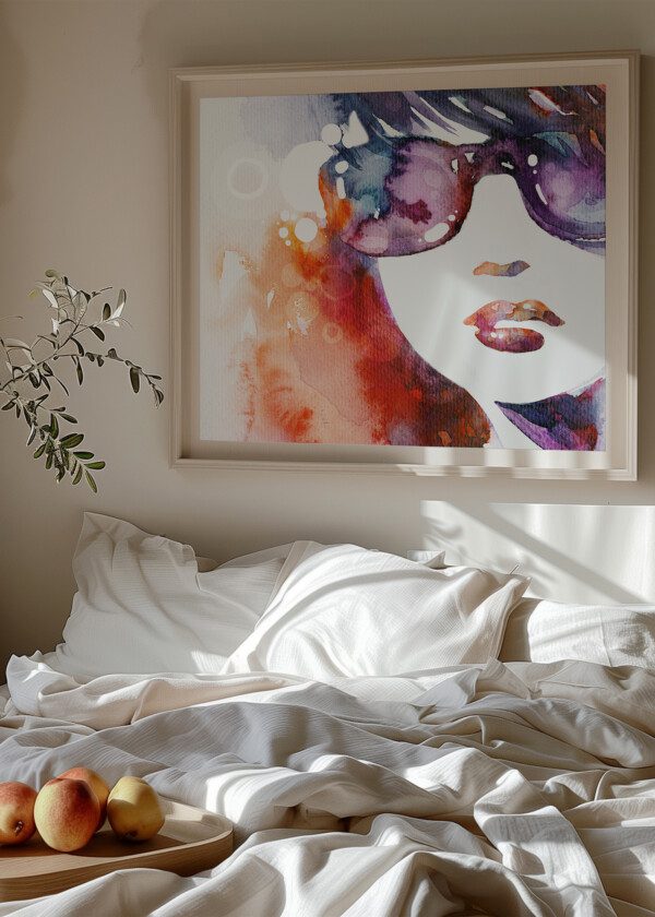 ILLUSTRATION. WOMAN FACE