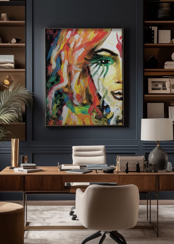 ILLUSTRATION. WOMAN FACE