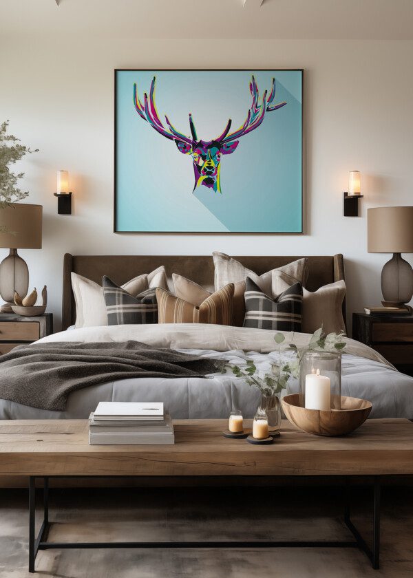 ILLUSTRATION. DEER HEAD