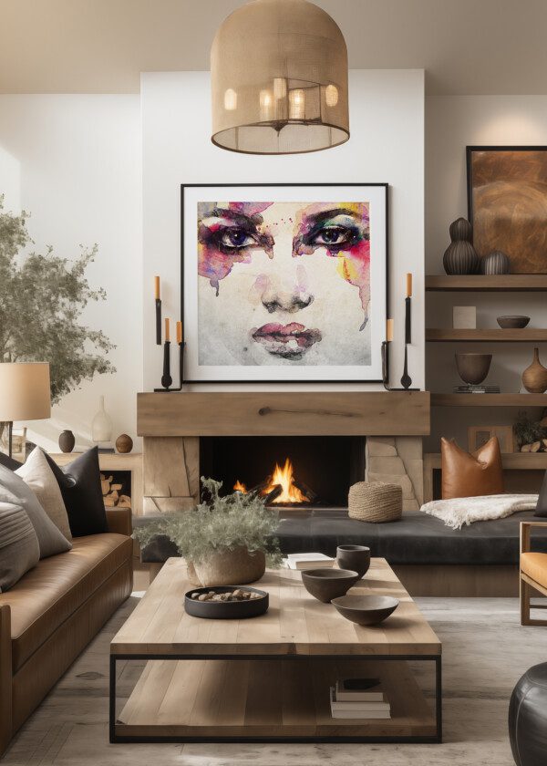 ILLUSTRATION. WOMAN FACE